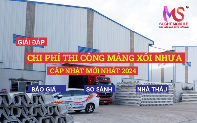 Chi phí lắp đặt Máng xối nhựa theo mét dài mới nhất năm 2024