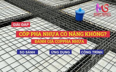 1 tấm ván coppha nhựa nặng bao nhiêu kg?