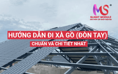 Hướng dẫn đi đòn tay (xà gồ) mái ngói nhựa ASA/PVC chi tiết nhất