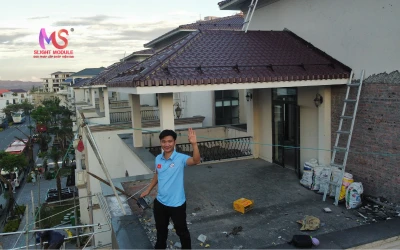 Tôn nhựa PU homestay - Chống nóng, Bền màu, Thẩm mỹ cao!