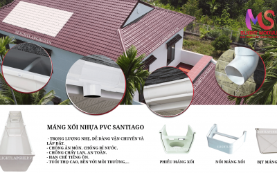 Cách lắp đặt và tháo gỡ Máng Xối Nhựa Santiago