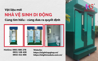 Nhà vệ sinh di động - giải pháp lắp ghép thông minh