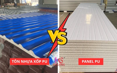 So sánh Tôn nhựa xốp PU và Panel PU: Loại nào tối ưu hơn?