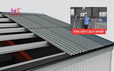 Tôn xốp cách nhiệt là gì? Ưu nhược điểm và giá mới nhất 2026.