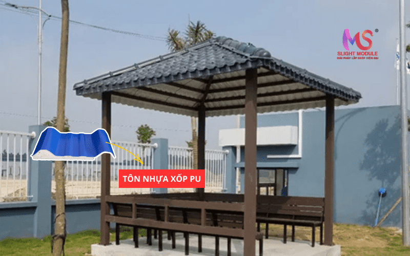 mẫu tôn nhựa cách nhiệt nhà chòi