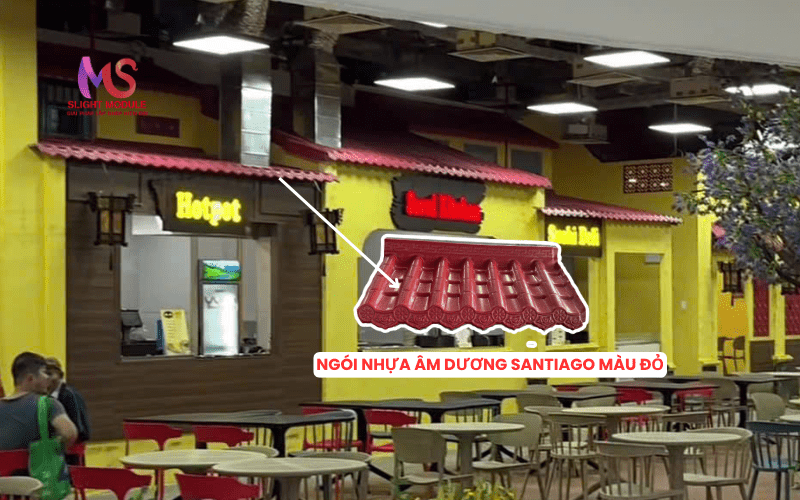 Thi công Ngói nhựa Âm Dương Santiago